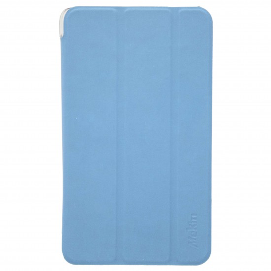 Trifold Θήκη Βιβλίο με Σιλικόνη Flip Cover Για Apple Ipad Mini 5 2019 Γαλάζια