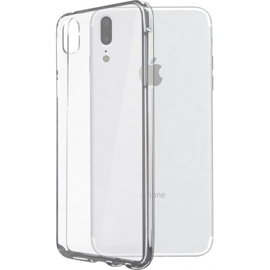 OEM ΘΗΚΗ ΣΙΛΙΚΟΝΗΣ ANTI SHOCK (0.5MM) ΓΙΑ APPLE IPHONE XS MAX ΔΙΑΦΑΝΗ