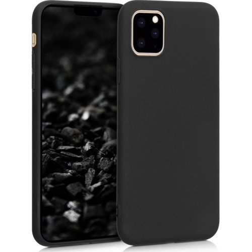 ΘΗΚΗ ΣΙΛΙΚΟΝΗΣ ΓΙΑ APPLE IPHONE 11 PRO ΜΑΥΡΗ MATT