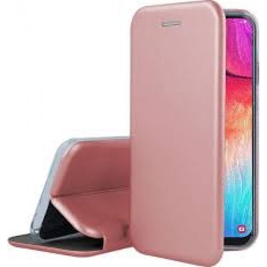 Oem Θήκη Βιβλίο Smart Magnet Elegance Για Samsung Galaxy S20 FE / S20 FE 5G / S20 LITE Ροζ-Χρυσό