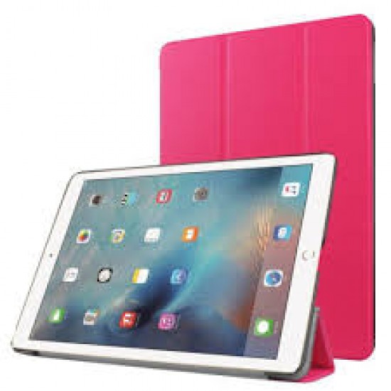 Trifold Θήκη Βιβλίο με Σιλικόνη Flip Cover Για Samsung Galaxy Tab S6 T860/865 Ροζ