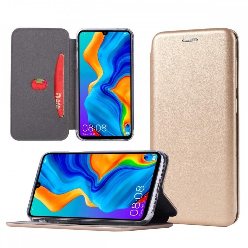 Oem Θήκη Βιβλίο Smart Magnet Elegance Για Samsung Galaxy A20E Χρυσό
