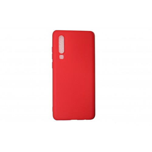 OEM ΘΗΚΗ ΣΙΛΙΚΟΝΗΣ ΓΙΑ HUAWEI P30 ΚΟΚΚΙΝΟ MATT