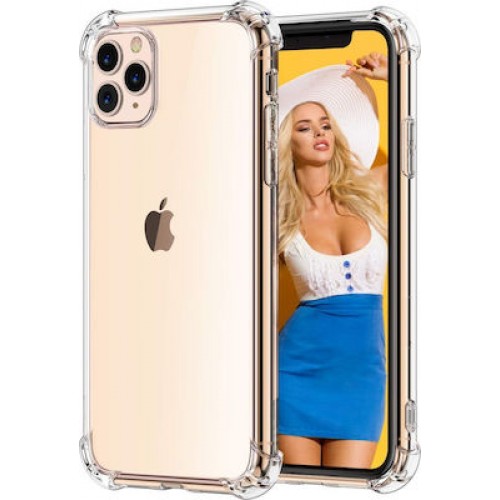 OEM ΘΗΚΗ ΣΙΛΙΚΟΝΗΣ ANTI SHOCK (0.5MM) ΓΙΑ APPLE IPHONE 11 PRO ΔΙΑΦΑΝΗ