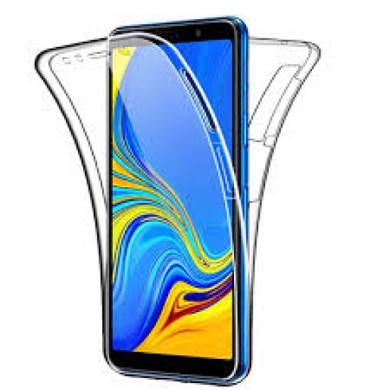 OEM Θήκη Σιλικόνης 360° Για Samsung Galaxy S21 Plus 5G Full Cover Διάφανη