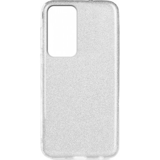 Glitter Case Shining Cover Χρυσόσκονη Για Samsung Galaxy S21 Ultra 5G / S30 Ultra Ασημί