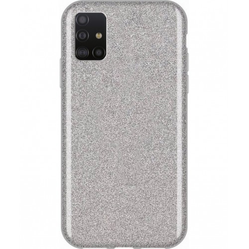Oem Glitter Θήκη Για Huawei Y5P Ασημί