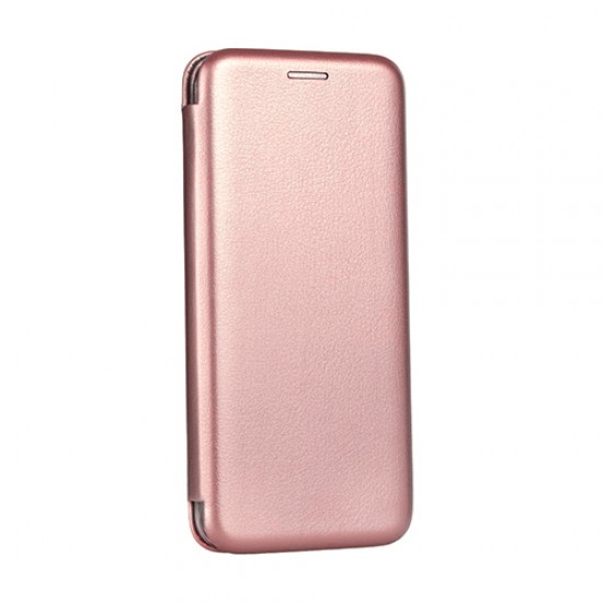 Θήκη Βιβλίο Smart Magnet Elegance Για Xiaomi MI Note 10 Lite Ροζ-Χρυσό