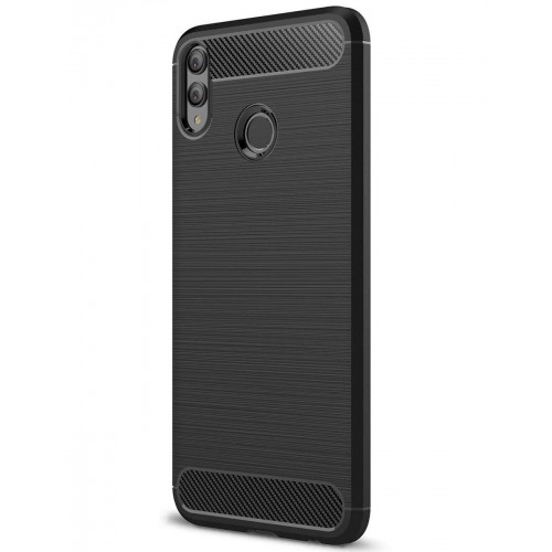 OEM Θήκη Σιλικόνης Carbon Για Huawei Honor 10 Lite / P Smart 2019 Μαύρη