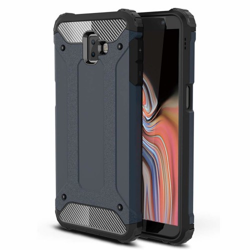 ΘΗΚΗ ARMOR BACK COVER ΓΙΑ SAMSUNG GALAXY J6 PLUS 2018 ΜΠΛΕ