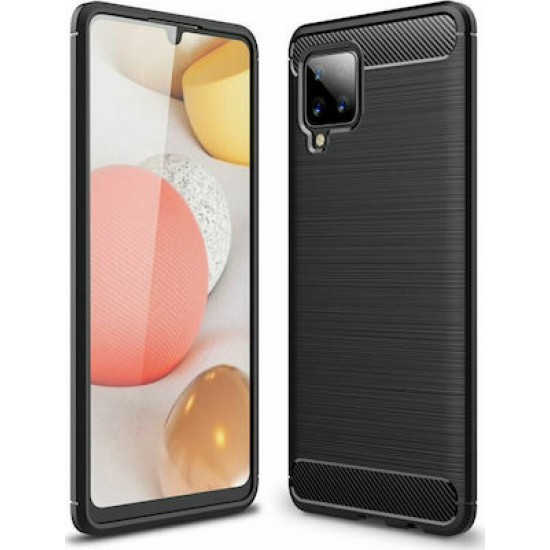 OEM Θήκη Σιλικόνης Carbon Για Samsung Galaxy A42 5G Μαύρο