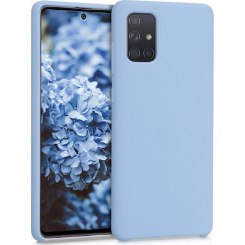 Oem Θήκη Σιλικόνης Matt Για Huawei P Smart 2021 Γαλάζιο