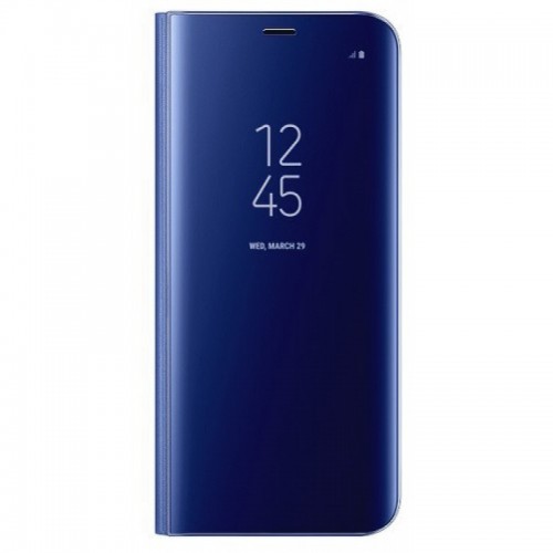 Oem Θήκη Clear View Cover Για Huawei Y5P 2020 Μπλε