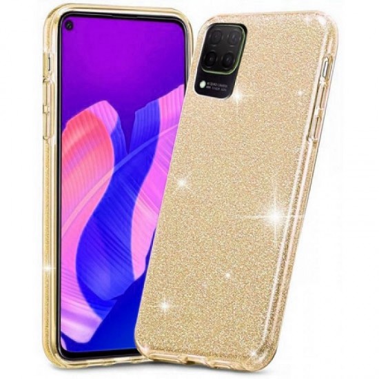 Oem Glitter Θήκη Shining Cover Για Huawei Y5P Χρυσό