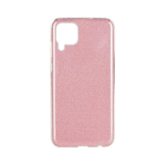 Oem Glitter Θήκη Shining Cover Χρυσόσκονη Για Samsung Galaxy A12 ροζ