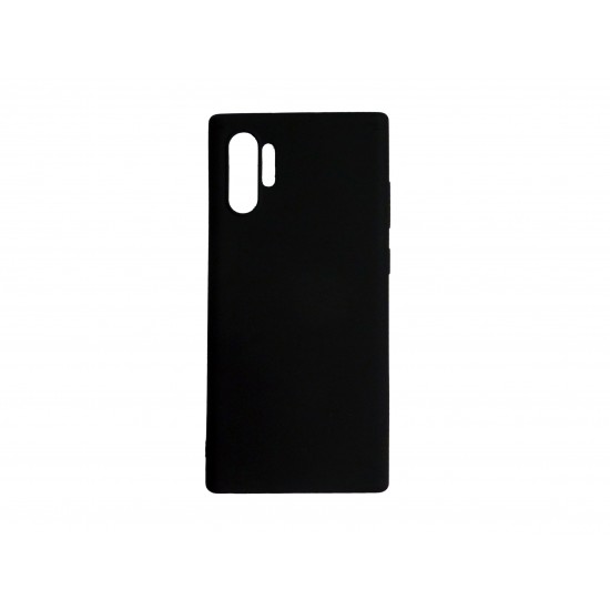 Θήκη Σιλικόνης Για Samsung Galaxy Note 10 Plus Matt Μαύρο